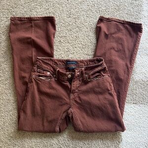Brown Low rise Flare Jeans